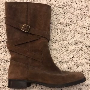 Ralph Lauren Chocolate Brown Boots. Size 8.